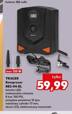 Kompresor Tracer RES-04-EL promocja w Kaufland