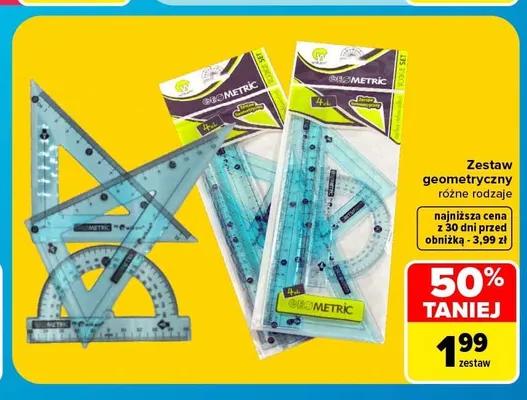 Zestaw geometryczny Wikam promocja w Carrefour Market