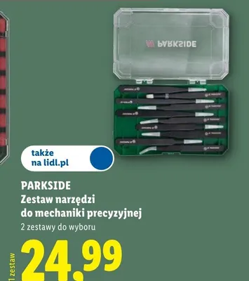 Zestaw narzędzi do mechaniki precyzyjnej Parkside promocja w Lidl