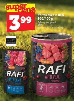 Karma dla psa Rafi promocja w TOPAZ