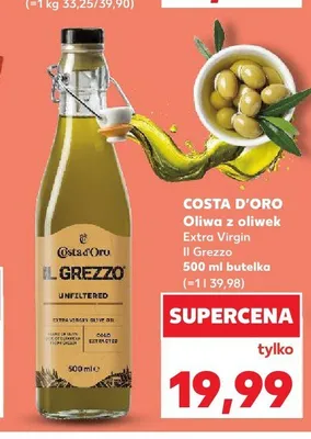 Oliwa z oliwek Extra Virgin Il Grezzo Costa d'Oro promocja w Kaufland