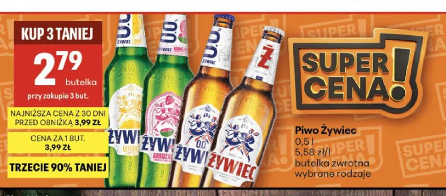 Piwo Żywiec Lemonż 500 ml promocja w Delikatesy Centrum