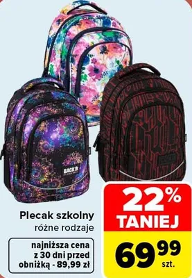 Plecak szkolny promocja w Carrefour