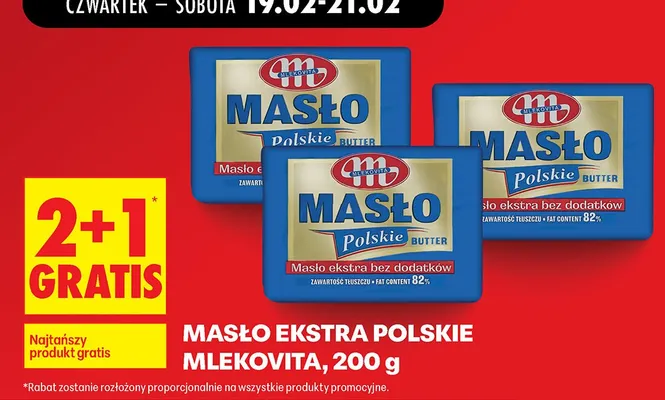 Masło ekstra polskie promocja w Biedronka