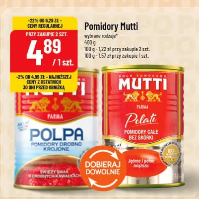 Pomidory całe bez skórki Polpa promocja w POLOmarket