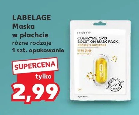 Maska w płachcie różne rodzaje promocja w Kaufland