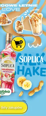Likier Soplica milkshake truskawka 0,5 promocja w Żabka