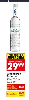 Wódka promocja w Biedronka