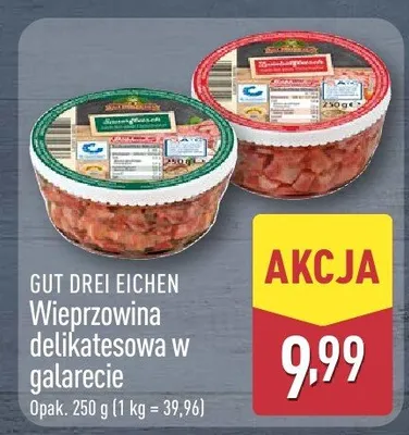 Wieprzowina delikatesowa w galarecie promocja w Aldi