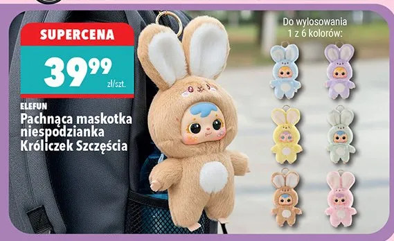 Pachnąca maskotka niespodzianka Króliczek Szczęścia promocja w Biedronka