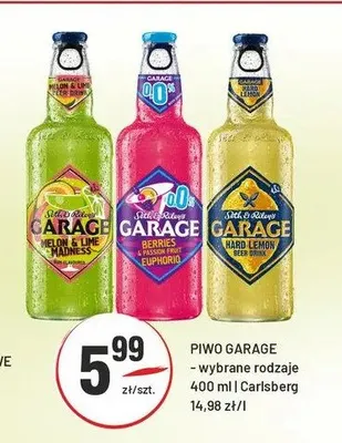 Piwo Garage Melon & Lime promocja w Sedal