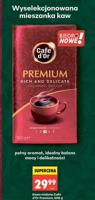 Kawa mielona Cafe d'Or Premium promocja w Biedronka