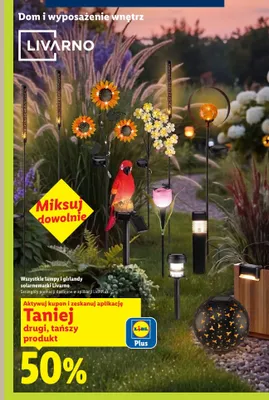 Lampy i girlandy solarne Livarno promocja w Lidl
