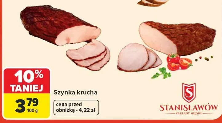 Szynka krucha promocja w Carrefour Market