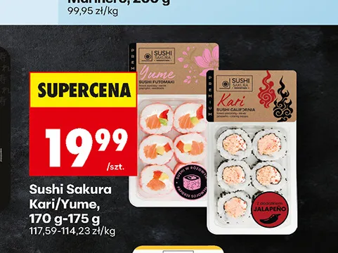 Sushi Sakura Yume promocja w Biedronka