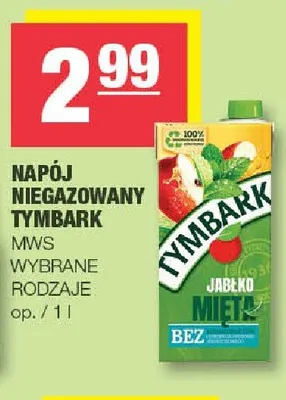 Napój niegazowany Tymbark Jabłko Mięta promocja w SPAR