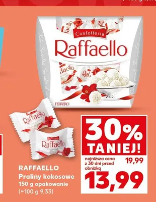 Praliny kokosowe Raffaello promocja w Kaufland