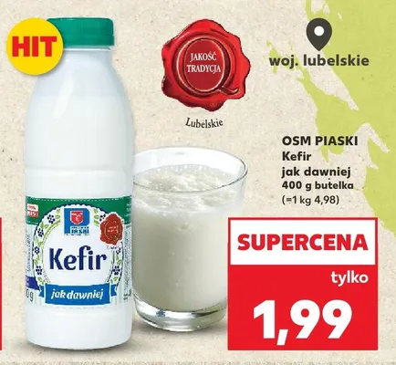 Kefir jak dawniej promocja w Kaufland