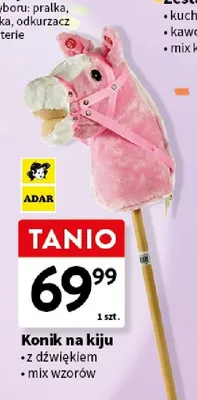 Konik na kiju ADAR z dźwiękiem promocja w Intermarche
