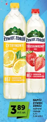 Napój Żywiec Zdrój truskawkowy promocja w Groszek