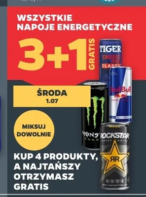 Napój energetyczny Monster promocja w Netto