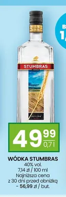 Wódka Stumbras promocja w Twój Market