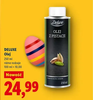 Olej z pistacji promocja w Lidl