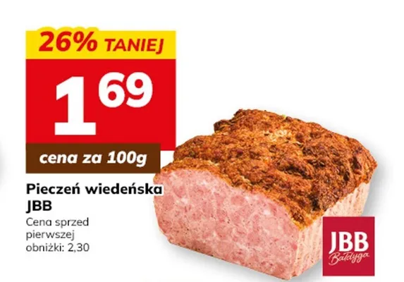 Pieczeń wiedeńska JBB promocja w Hitpol