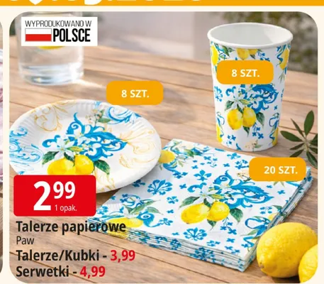 Talerze papierowe promocja w Leclerc
