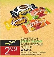 Cukierki luzem różne rodzaje promocja w Wafelek