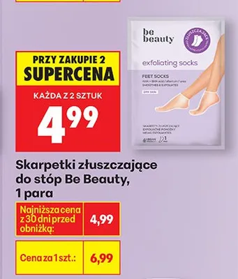 Skarpetki złuszczające do stóp promocja w Biedronka