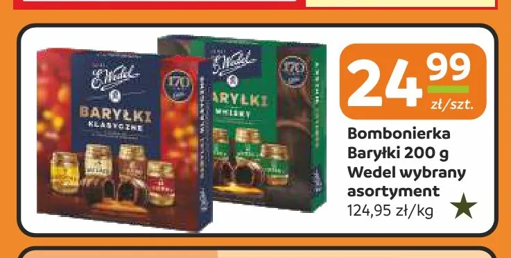 Bombonierka Baryłki E.Wedel promocja w Społem Częstochowa