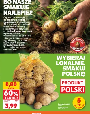 Polskie ziemniaki jadalne promocja w Kaufland