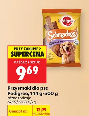 Przysmaki dla psa Pedigree promocja w Biedronka