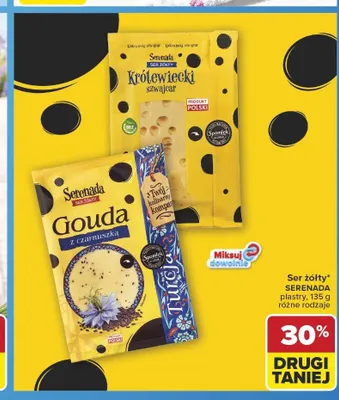 Ser żółty Spomlek Turysta plastry promocja w Carrefour