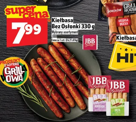 Kiełbasa bez osłonki promocja w TOPAZ