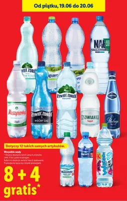 Woda delikatnie musująca Żywiec Zdrój promocja w Lidl