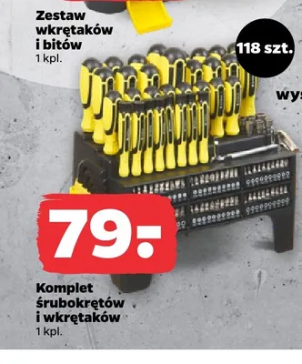 Komplet śrubokrętów i wkrętaków Techliner promocja w Netto