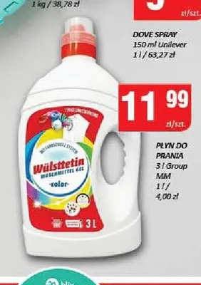 Płyn do prania Wülsttetin Color promocja w Chorten