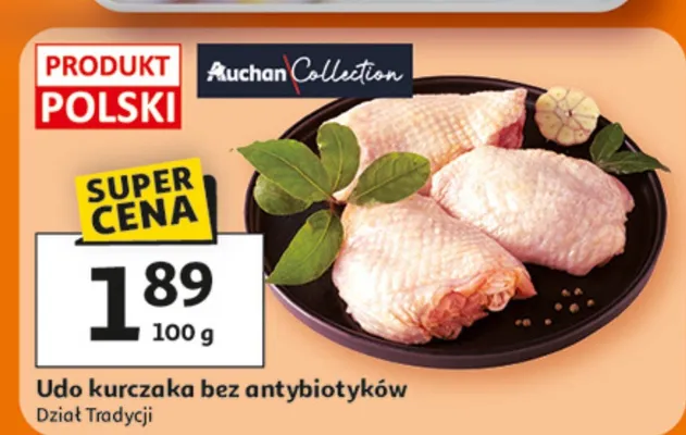 Udo kurczaka bez antybiotyków promocja w Auchan