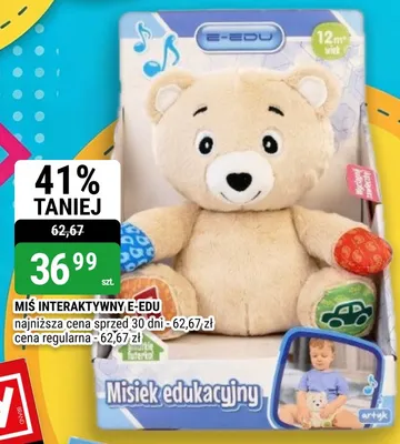 Miś interaktywny E-EDU promocja w bi1