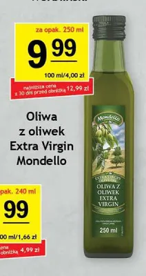 Oliwa z oliwek Extra Virgin Mondello promocja w Gram Market