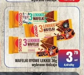Wafelki ryżowe lekkie Sonko promocja w Tomi Markt