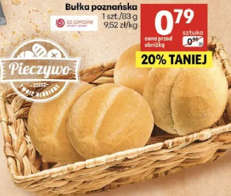 Bułka poznańska promocja w Delikatesy Centrum