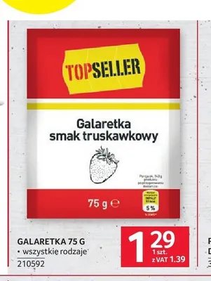 Galaretka smak truskawkowy TOPSELLER promocja w Selgros
