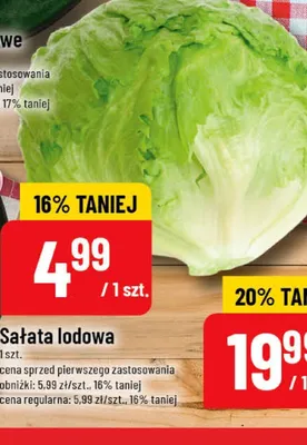 Sałata lodowa promocja w POLOmarket