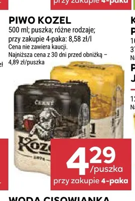 Piwo Kozel Černý promocja w Stokrotka
