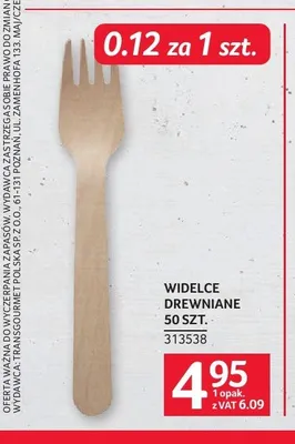 Widelce drewniane Topseller promocja w Selgros