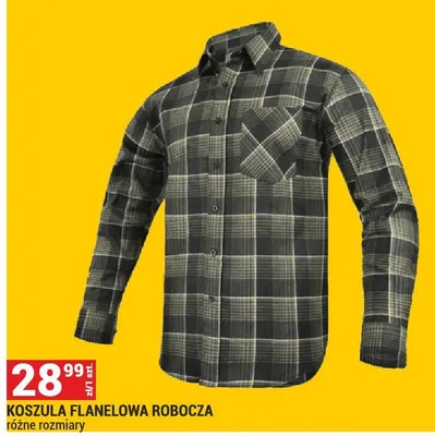 KOSZULA FLANELOWA ROBOCZA różne rozmiary promocja w Merkury Market