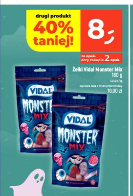 Żelki Vidal Monster Mix promocja w Dealz